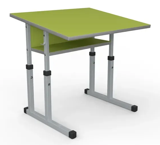 Стіл учнівський №4-7/600х500 прямі кути з нахилом МФ Вересень